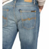 Nudie Jeans Destroyed Jeans Gritty Jackson Straight Fit blau