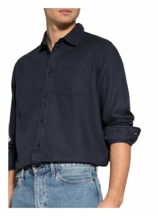 Nudie Jeans Hemd Chuck Regular Fit blau
