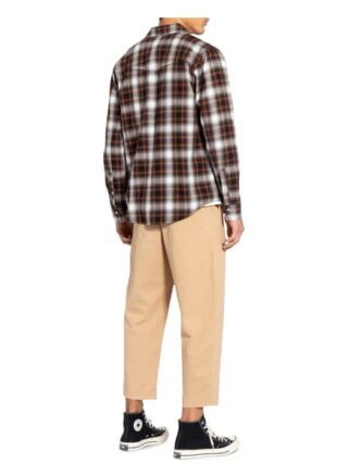 Nudie Jeans George Casual-Hemd Herren, Rot