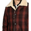 Nudie Jeans Jacke Mangan rot