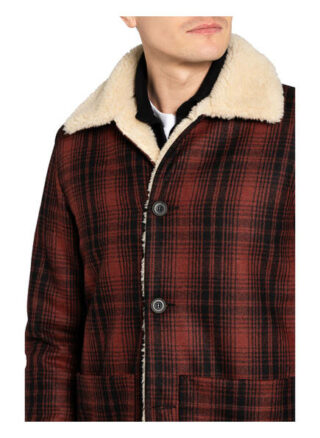 Nudie Jeans Jacke Mangan rot