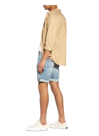 Nudie Jeans Josh Jeans-Shorts Herren, Blau