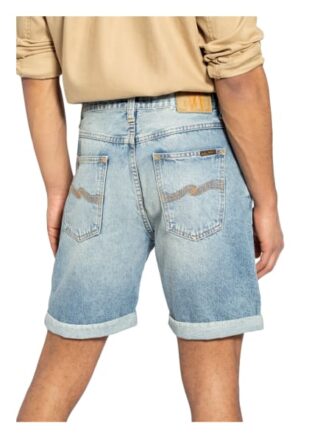 Nudie Jeans Jeans-Shorts Josh Regular Fit blau
