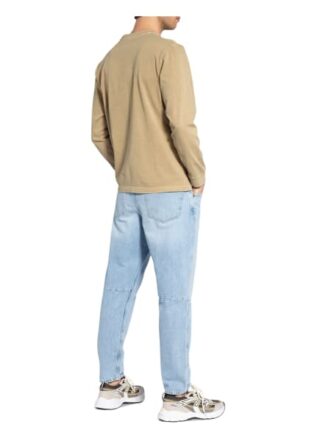 Nudie Jeans Rudi Longsleeve Herren, Beige