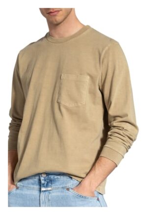 Nudie Jeans Rudi Longsleeve Herren, Beige