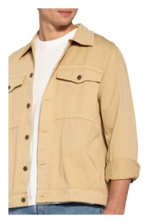Nudie Jeans Colin Overshirt Herren, Beige