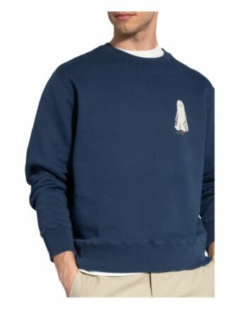 Nudie Jeans Frasse Sweatshirt Herren, Blau