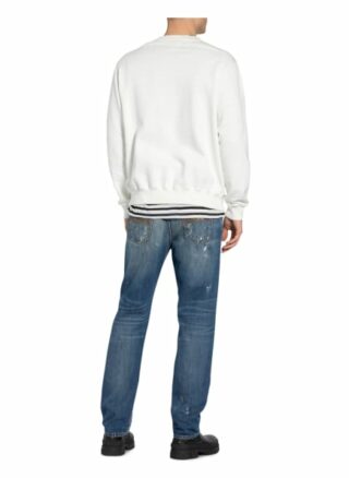 Nudie Jeans Lasse Sweatshirt Herren, Weiß