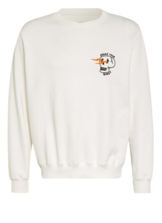 Nudie Jeans Lasse Sweatshirt Herren, Weiß