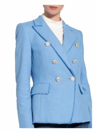 Nvsco Bouclé-Blazer Khloé blau