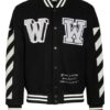 Off-White Blouson Mit Stickereien schwarz