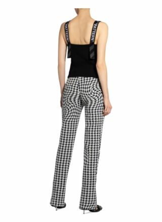 Off-White Cropped-Top schwarz