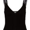 Off-White Cropped-Top schwarz