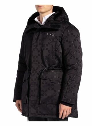 Off-White Daunenparka schwarz