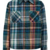 Off-White Flanellhemd Comfort Fit blau