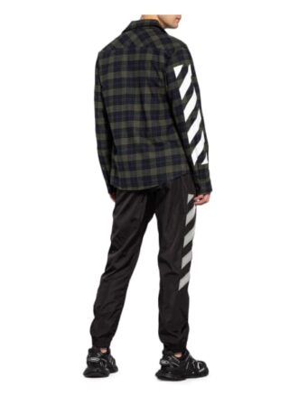 Off-White Flanellhemd Herren, Grün