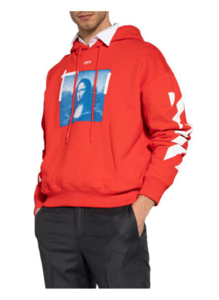 Off-White Hoodie Monalisa rot