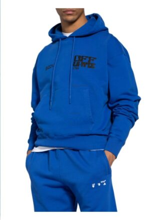 Off-White Hoodie blau
