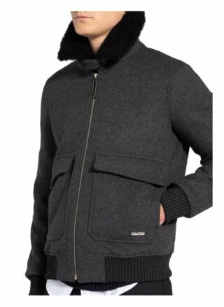 Off-White Jacke Aviator grau