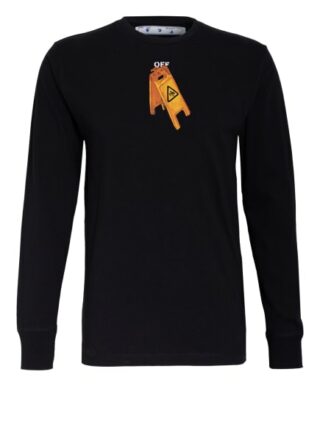 Off-White Longsleeve schwarz