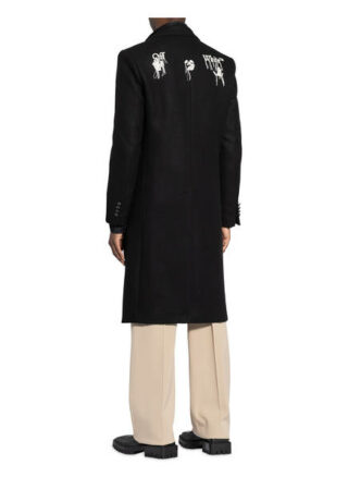 Off-White Mantel schwarz