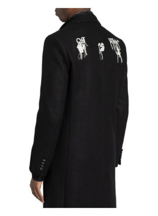 Off-White Mantel schwarz