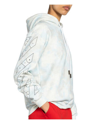 Off-White Oversized-Hoodie blau