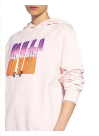 Off-White Oversized-Hoodie pink