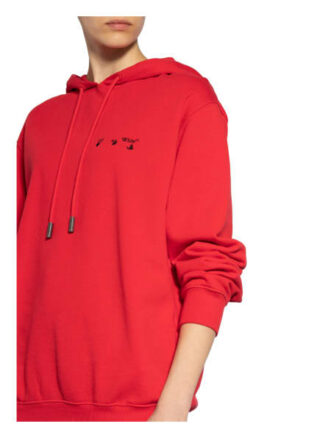 Off-White Oversized-Hoodie rot