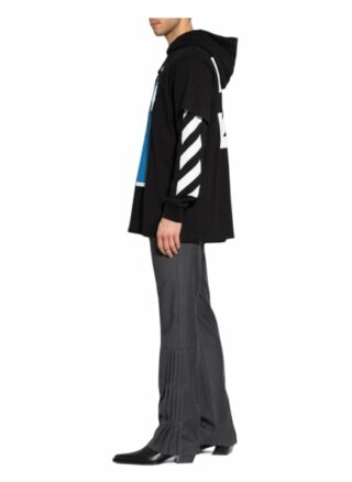 Off-White Oversized-Hoodie Herren, Schwarz