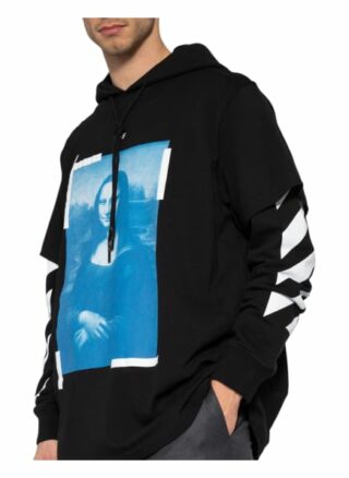 Off-White Oversized-Hoodie schwarz