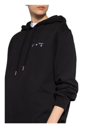 Off-White Oversized-Hoodie schwarz
