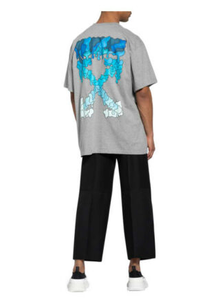Off-White Oversized-Shirt grau