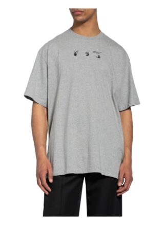 Off-White Oversized-Shirt grau