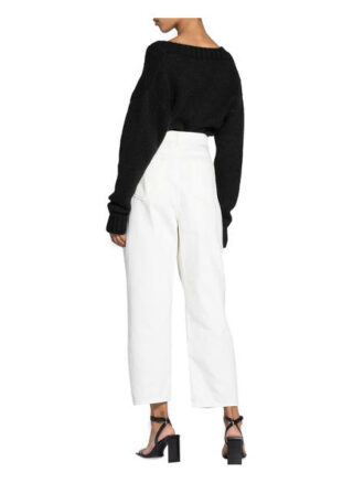 Off-White Pullover Mit Alpaka schwarz