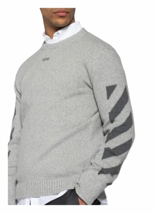 Off-White Pullover grau