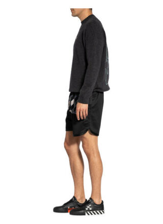 Off-White Sweatshorts Caravaggio Angel schwarz