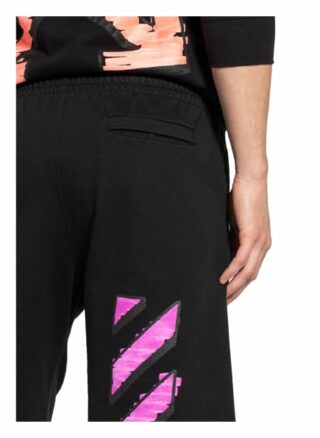Off-White Sweatshorts Marker schwarz