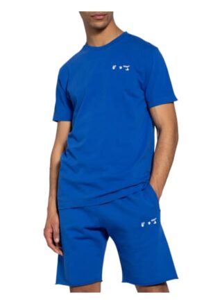 Off-White T-Shirt blau