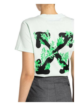 Off-White T-Shirt gruen