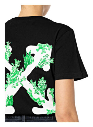 Off-White T-Shirt schwarz