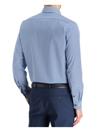 Olymp Luxor 24/7 Business-Hemd Herren, Blau