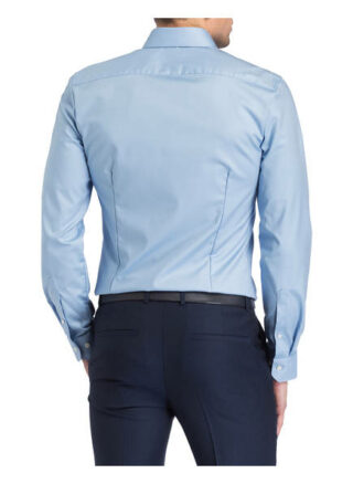 Olymp No. Six Business-Hemd Herren, Blau
