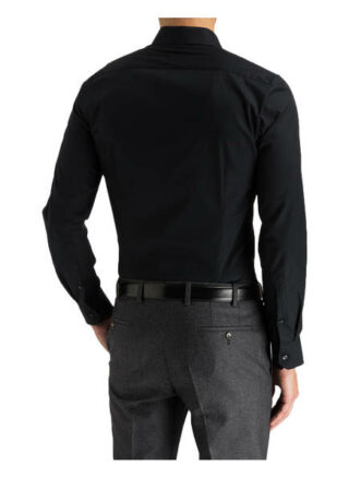 Olymp No. Six Business-Hemd Herren, Schwarz
