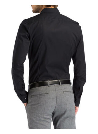 Olymp No. Six Business-Hemd Herren, Schwarz