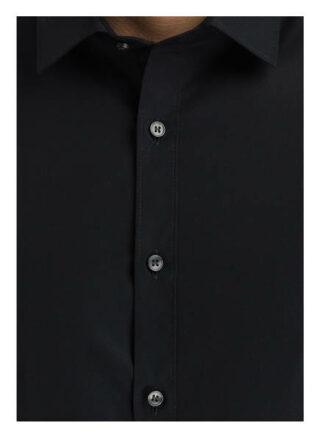 Olymp No. Six Business-Hemd Herren, Schwarz