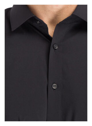 Olymp No. Six Business-Hemd Herren, Schwarz