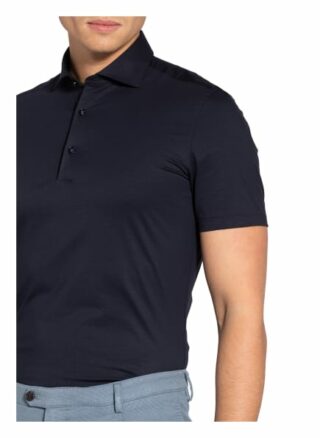 Olymp Jersey-Poloshirt No. Six 24/7 Super Slim Fit blau