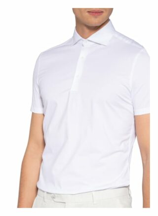 Olymp Jersey-Poloshirt No. Six 24/7 Super Slim Fit weiss