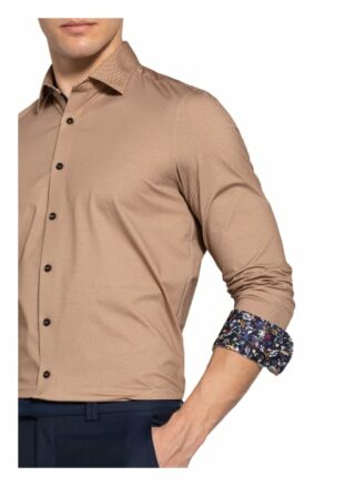 Olymp Level Five 24/7 Jerseyhemd Herren, Braun